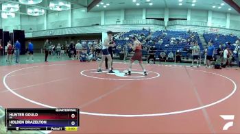 132 lbs Quarterfinal - Hunter Gould, PA vs Holden Brazelton, IL