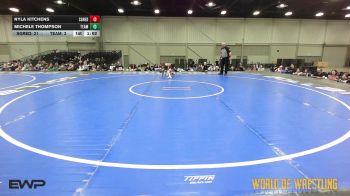 65 lbs Final - Nyla Kitchens, Super Girls K-6 Red vs Michele Thompson, Team Washington K-6