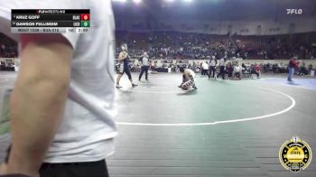 B3A-215 lbs Quarterfinal - Dawson Fullingim, Lincoln Christian vs Kruz Goff, Blackwell