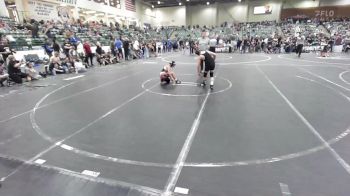 106 lbs Quarterfinal - Mya Mitchell, NorCal Nomads vs Ricky Gutierrez, Yerington Lions WC
