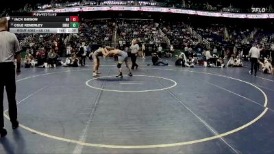 4A 150 lbs Champ. Round 1 - Cole Kenerley, East Mecklenburg High School vs Jack Gibson, Northwest Guilford High School