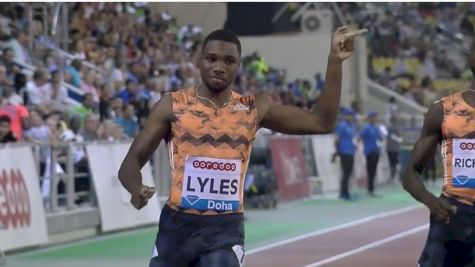 Lyles PRs, Semenya Breaks 4, Simpson Comes Up Short; Doha DL Recap