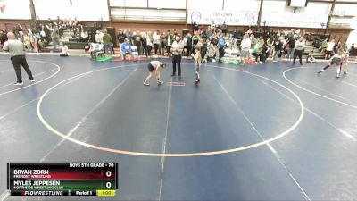 70 lbs Cons. Round 4 - Myles Jeppesen, Northside Wrestling Club vs Bryan Zorn, Fremont Wrestling