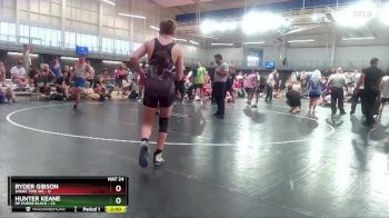 138 lbs Cons. Semis (16 Team) - Hunter Keane, MF Purge Black vs Ryder Gibson, Short Time WC