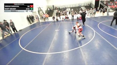 99-106 lbs Round 2 - Rhett Brundy, North Summit Youth Wrestling Club vs Jordan Sandoval, Sanderson Wrestling Academy