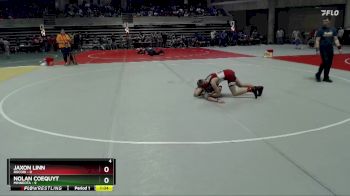 105 lbs Semis & 1st Wrestleback (8 Team) - Jaxon LInn, Rocori vs Nolan Coequyt, Minneota