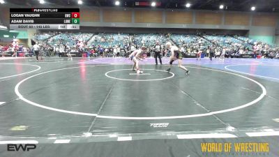 145 lbs Consi Of 32 #1 - Logan Vaughn, Grizzly Wrestling Club vs Adam Davis, Lowell Wrestling