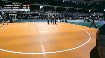 5A 170 lbs Champ. Round 1 - Anyeddiah Coleman, Frisco Emerson vs Daniela Calderon, College Station