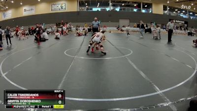 76 lbs Round 2 (6 Team) - Caleb Tsikerdanos, Warhawks Wrestling vs Griffin Doroshenko, Mat Assassins Red