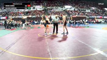 A - 285 lbs Cons. Round 2 - Jacob Kurpius, Frenchtown vs Jesse James, Hamilton