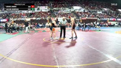 A - 285 lbs Cons. Round 2 - Jacob Kurpius, Frenchtown vs Jesse James, Hamilton