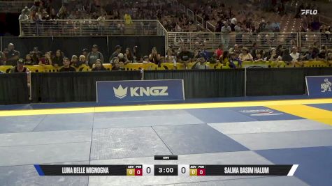 Salma Basim Halum vs Luna Belle Mignogna 2025 Pan Kids Jiu-Jitsu IBJJF Championship