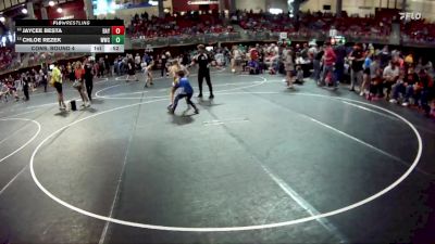 95 lbs Cons. Round 4 - Chloe Rezek, Wahoo Wrestling Club vs Jaycee Besta, Plattsmouth Wrestling Club - Girls