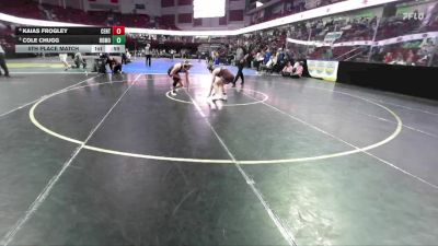 138 lbs 5th Place Match - Kaias Frogley, Centennial vs Cole Chugg, Rocky Mountain