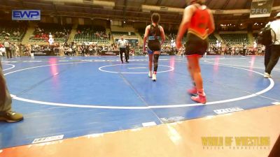 110 lbs Quarterfinal - Justice Davis, Lady Outlaw Wrestling Academy vs Zaina Albadri, Greater Heights Wrestling