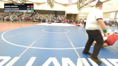 162-H lbs Round Of 64 - Miguel Sigaran, Henlopen Hammers vs Konrad Haugeto, Hopewell Valley