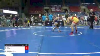 182 lbs Consi Of 32 #1 - Elijah Edge, West Virginia vs Ryland Whitworth, California