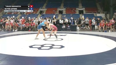 105 lbs Cons. Rd Of 16 - Chloe Obuhanych, Hawaii vs Blythe Letters, Pennsylvania