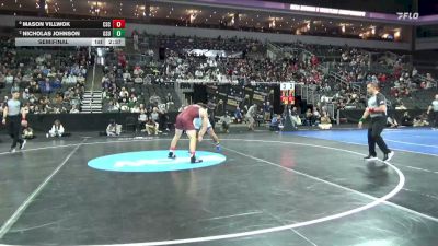 197 lbs Semifinal - Mason Villwok, Chadron St. vs Nicholas Johnson, Glenville St.