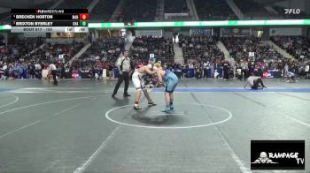 150 lbs Cons. Semi - Brecken Horton, Manhattan vs Brixton Byerley, Chanute