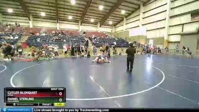160 lbs 5th Place Match - Daniel Sterling, California vs Cutler Blonquist, Utah
