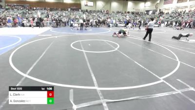 190 lbs Semifinal - Logan Clark, Elk Grove Wr Acd vs Alejandro Gonzalez, No Team