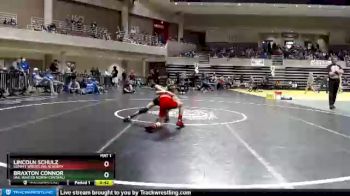 65 lbs Cons. Round 3 - Lincoln Schulz, Summit Wrestling Academy vs Braxton Connor, UNC (United North Central)