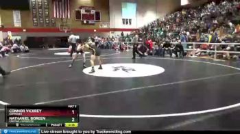 126 lbs 5th Place Match - Connor Vickrey, Kemmerer vs Nathaniel Boreen, Greybull/Riverside
