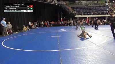 60 lbs 3rd Place Match - Thatcher Pierce, Immortal Athletics WC vs Eli Aldridge, Blaine Wrestling