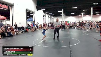 48 lbs Round 1 (4 Team) - Ethan Panyavuthilert, North County vs Lucy Milgrim, Revolution