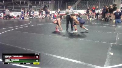 W 144 lbs Round 3 (4 Team) - Abigail Trayhorn, Utah vs Keely Robbins, Nebraska