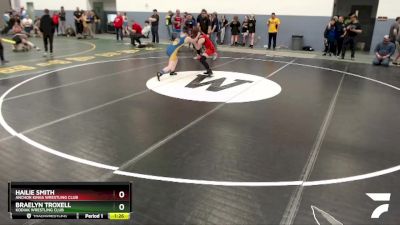 119 lbs Round 2 - Hailie Smith, Anchor Kings Wrestling Club vs Braelyn Troxell, Kodiak Wrestling Club