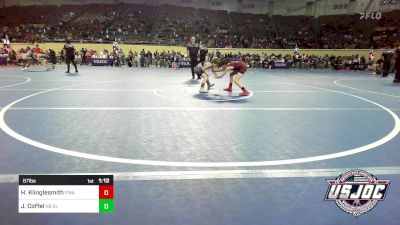 67 lbs Round Of 32 - Heston Klinglesmith, Perry Wrestling Academy vs Jason Coffel, NB Elite