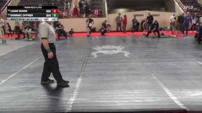 50_B lbs Consi Of 16 #2 - Louie Dixon, Dubois vs Dominic Offner, Quakertown