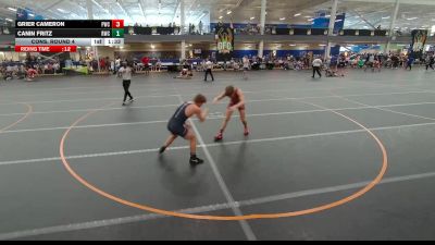 144 lbs Cons. Round 4 - Grier Cameron, Portage WC vs Canin Fritz, Unattached