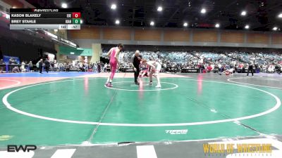 120 lbs Consi Of 4 - Kason Blakely, Eastern Oregon Elite vs Brey Stahle, Idaho Gold