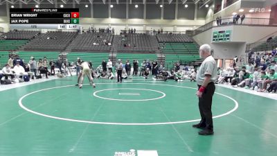 175 lbs 1st & 3rd (16 Team) - Brian Wright, Camden County vs Jax Pope, Buford HS