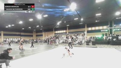 62 lbs Quarterfinal - Adrian Morales, So Cal Hammers vs Mason McPherson, Rancho Bernardo WC