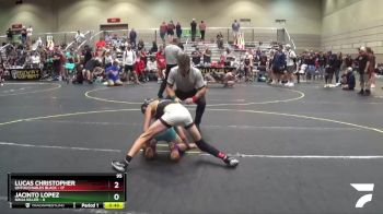 100 lbs Round 5 (6 Team) - Edwin Johnson, Ninja Killer vs Ty Valenzuela, Untouchables Black