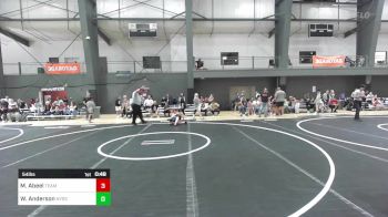 54 lbs Semifinal - Mika Abeel, Team Aggression vs Walker Anderson, Nyssa Mat Club