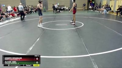 130 lbs Round 4: 10:30am Sat. - Oliver Abel, Thunder Mountain vs JOSEPH SPANGLER, Wasilla High School