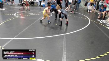 85 lbs Champ. Round 1 - Jayden Woods, Bethel Freestyle Wrestling Club vs Gavin West, Arctic Warriors Wrestling Club