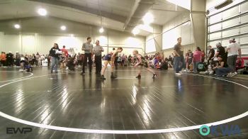 78 lbs Rr Rnd 5 - Adaline Bowman, Dark Cloud Wrestling Club vs Brinley Leyba, Team Tulsa Wrestling Club