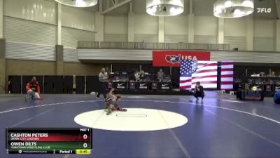 70 lbs Round 1 - Cashton Peters, Derby City Legends vs Owen Dilts, Yorktown Wrestling Club