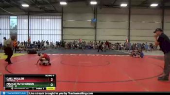 76 lbs Round 3 - Marco Hutcherson, PA Blue vs Cael Muller, The Abyss