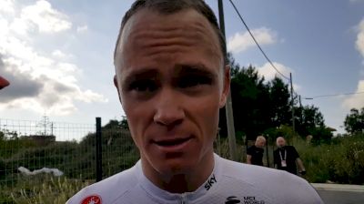 Chris Froome On Mounte Etna
