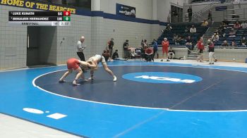 141 lbs Semifinal - Luke Kunath, Belmont Abbey vs Benjamin Hernandez, Mount Olive
