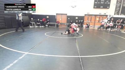 150 lbs Consi Of 4 - Alessandro Ordaya, Manchester vs Dwyte Llewelyn, New Britain
