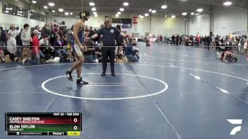 160 lbs Champ. Round 1 - Elon Taylor, Fraser WC vs Casey Shelton, Western Region Affiliated