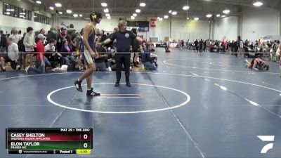 160 lbs Champ. Round 1 - Elon Taylor, Fraser WC vs Casey Shelton, Western Region Affiliated